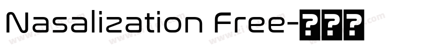 Nasalization Free字体转换 Nasalization Free字体转换